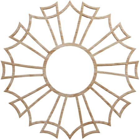 Ekena Millwork Augustus Wood Fretwork Pierced Ceiling Medallion, Red Oak, 20"OD x 7"ID x 1/4"T CMWP20X20X0250AURO